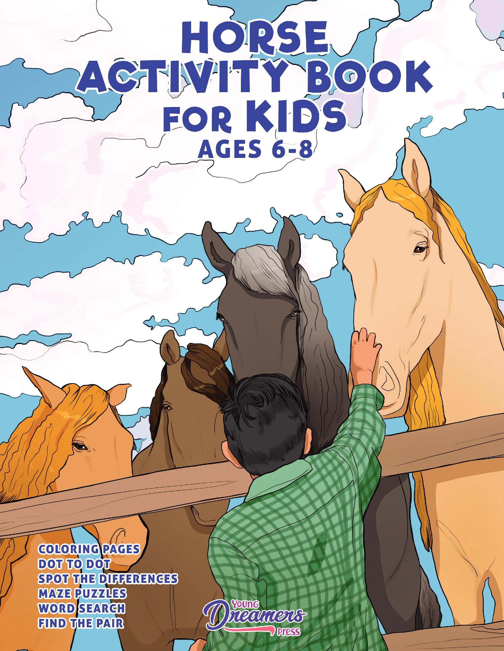 Unicorn Activity Book for Kids Ages 6-8: Unicorn Coloring Book, Dot to Dot,  Maze Book, Kid Games, and Kids Activities (Paperback)