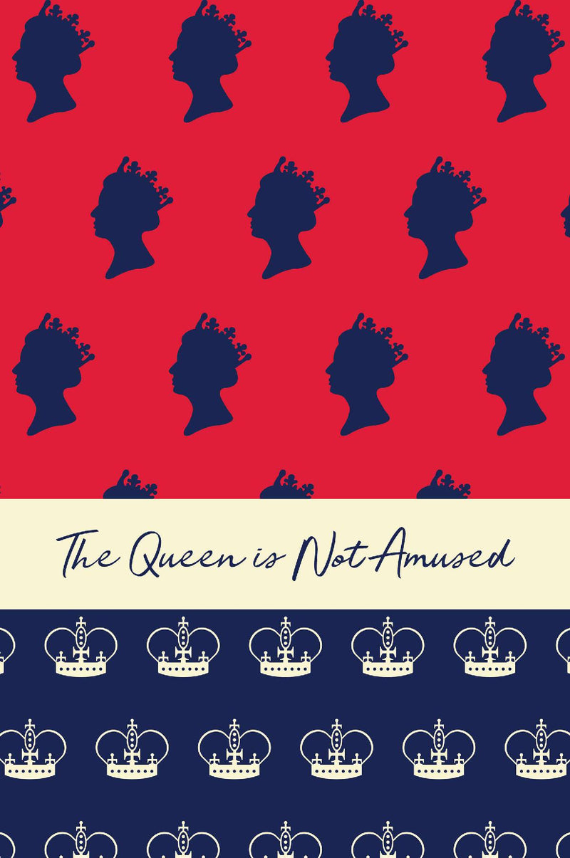 The Queen Is Not Amused (6x9 Lined Spiral Bound Notebook)