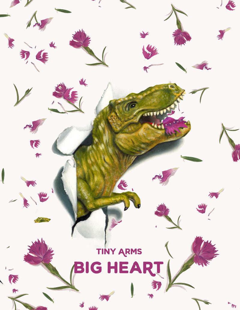 Tiny Arms, Big Heart Notebook: Flowers (8.5x11 Lined Perfect Bound)