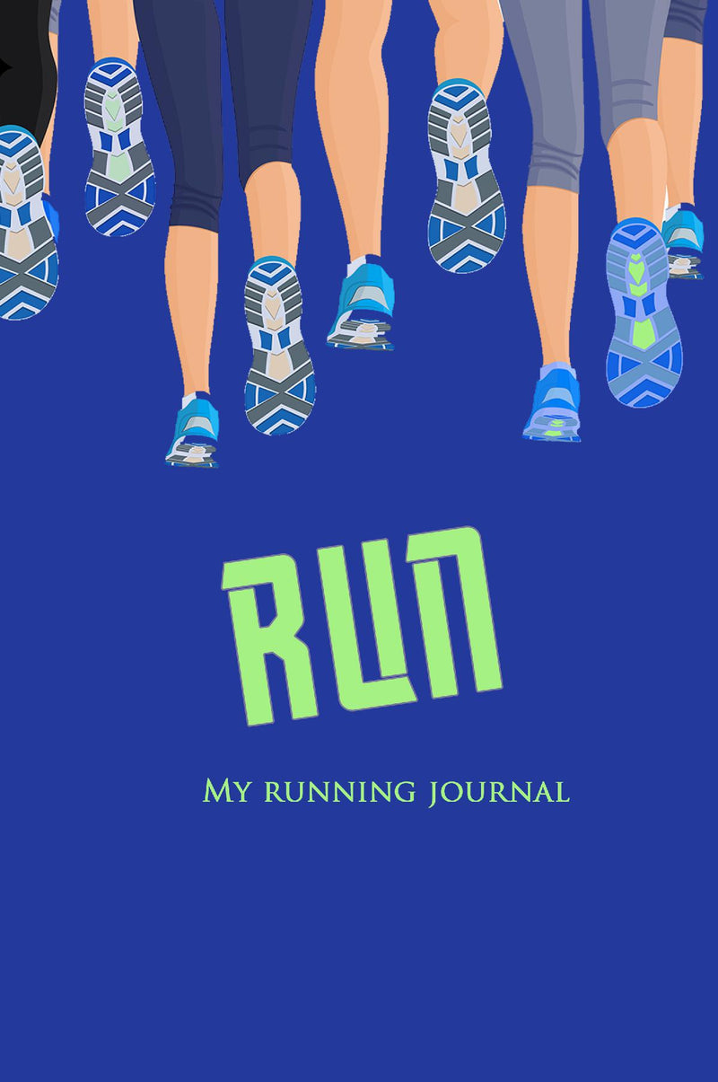 Running Journal: Blue (6x9 Perfect Bound) 