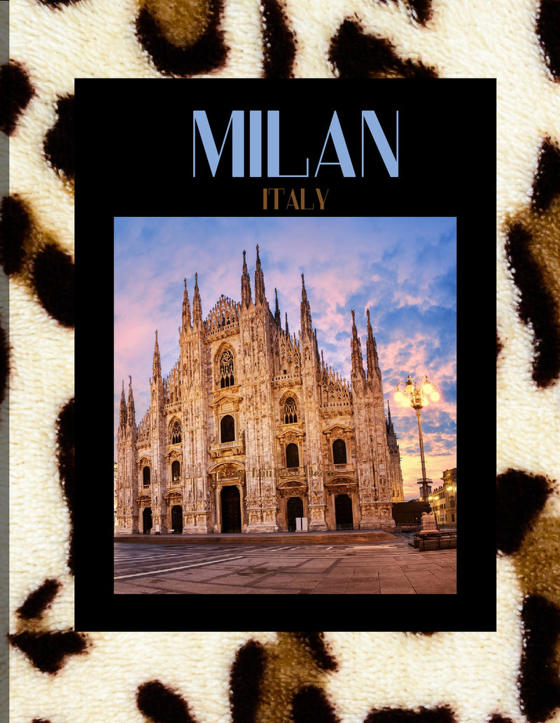 Decorative Books- Milan Cheetah print