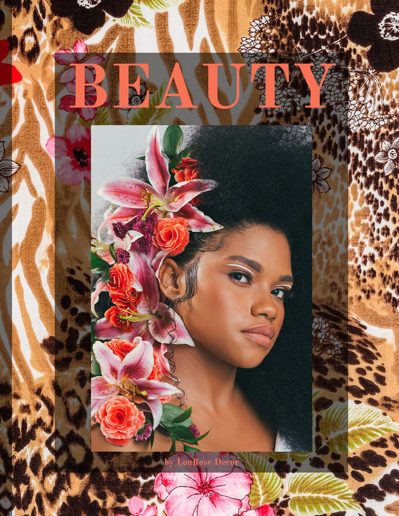 Decorative Book- Beauty Tan and Pink