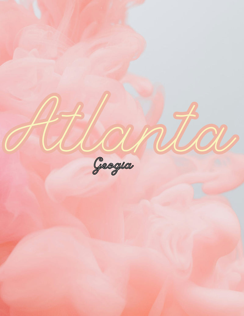 Decorative Book- Atlanta Pink Clouds