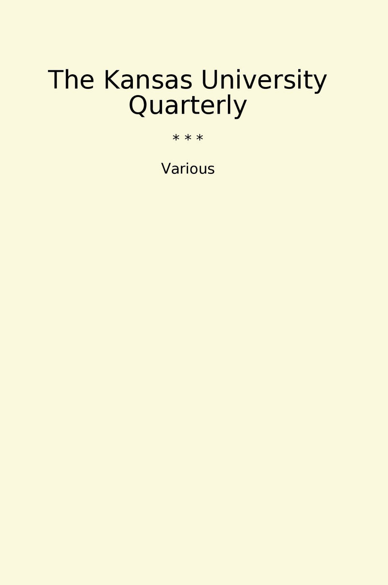 The Kansas University Quarterly