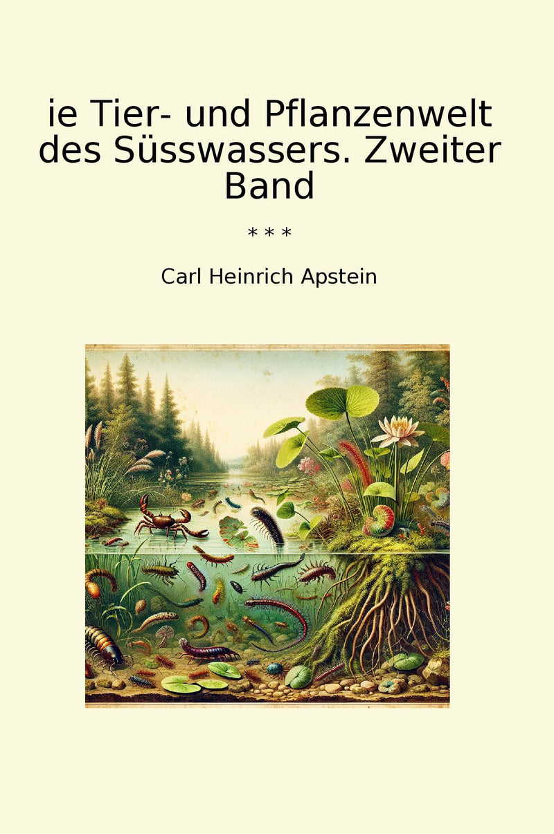 ie Tier- und Pflanzenwelt des Süsswassers. Zweiter Band