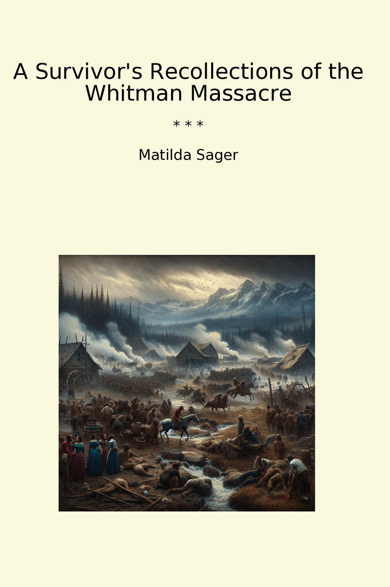 A Survivor's Recollections of the Whitman Massacre