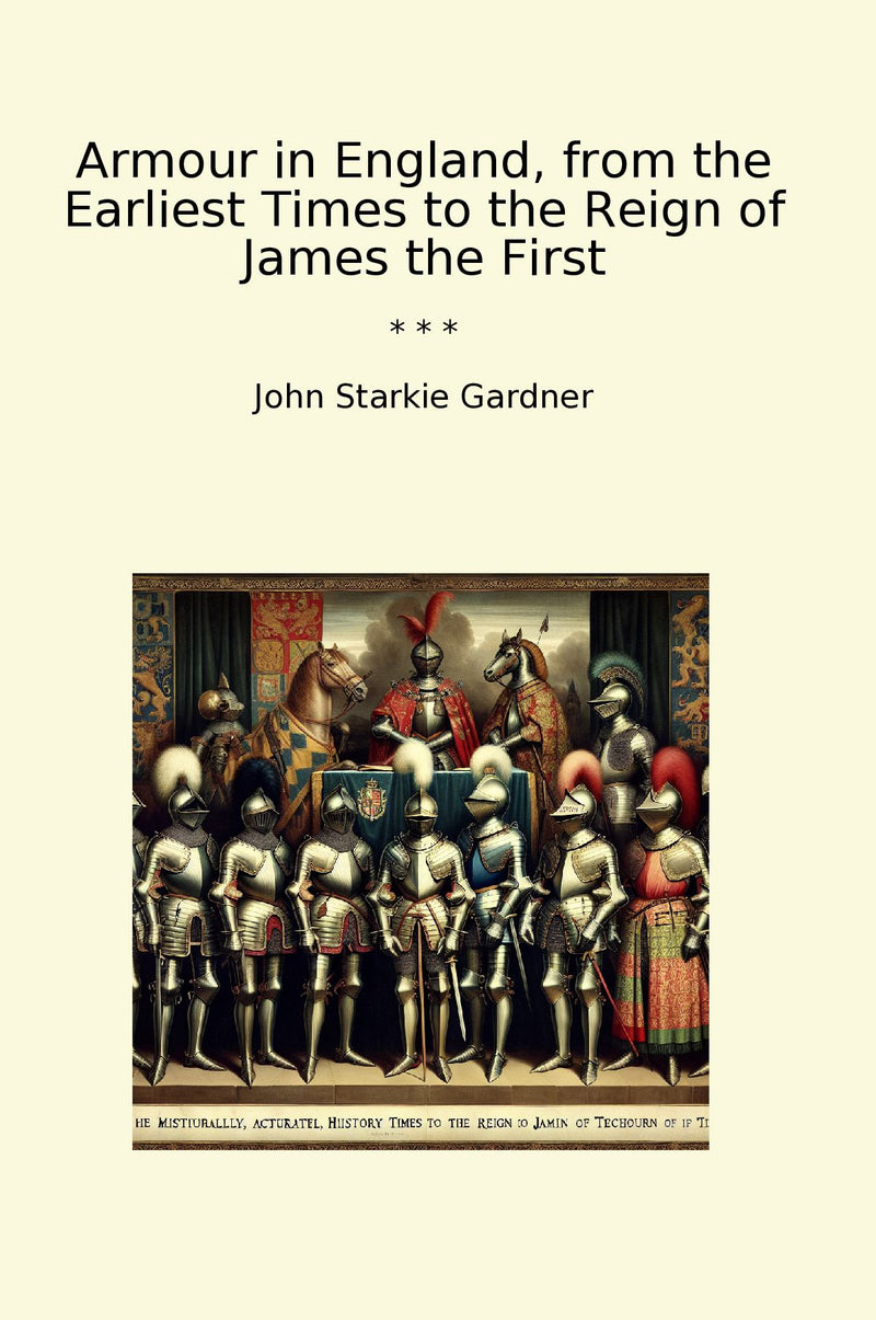 Armour in England, from the Earliest Times to the Reign of James the First