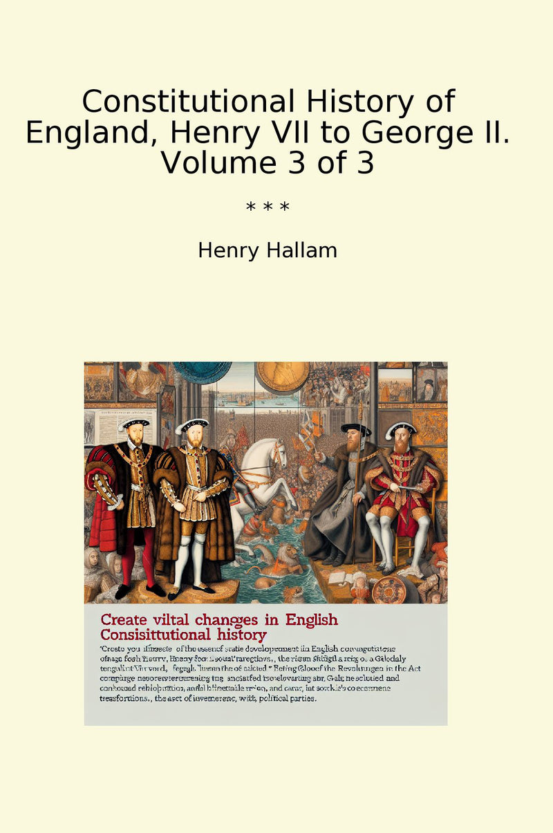 Constitutional History of England, Henry VII to George II. Volume 3 of 3