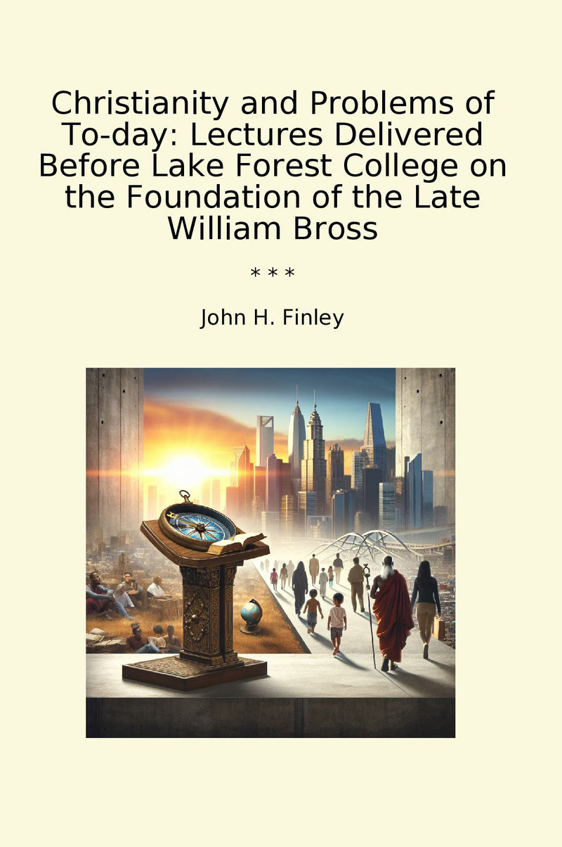 Christianity and Problems of To-day: Lectures Delivered Before Lake Forest College on the Foundation of the Late William Bross