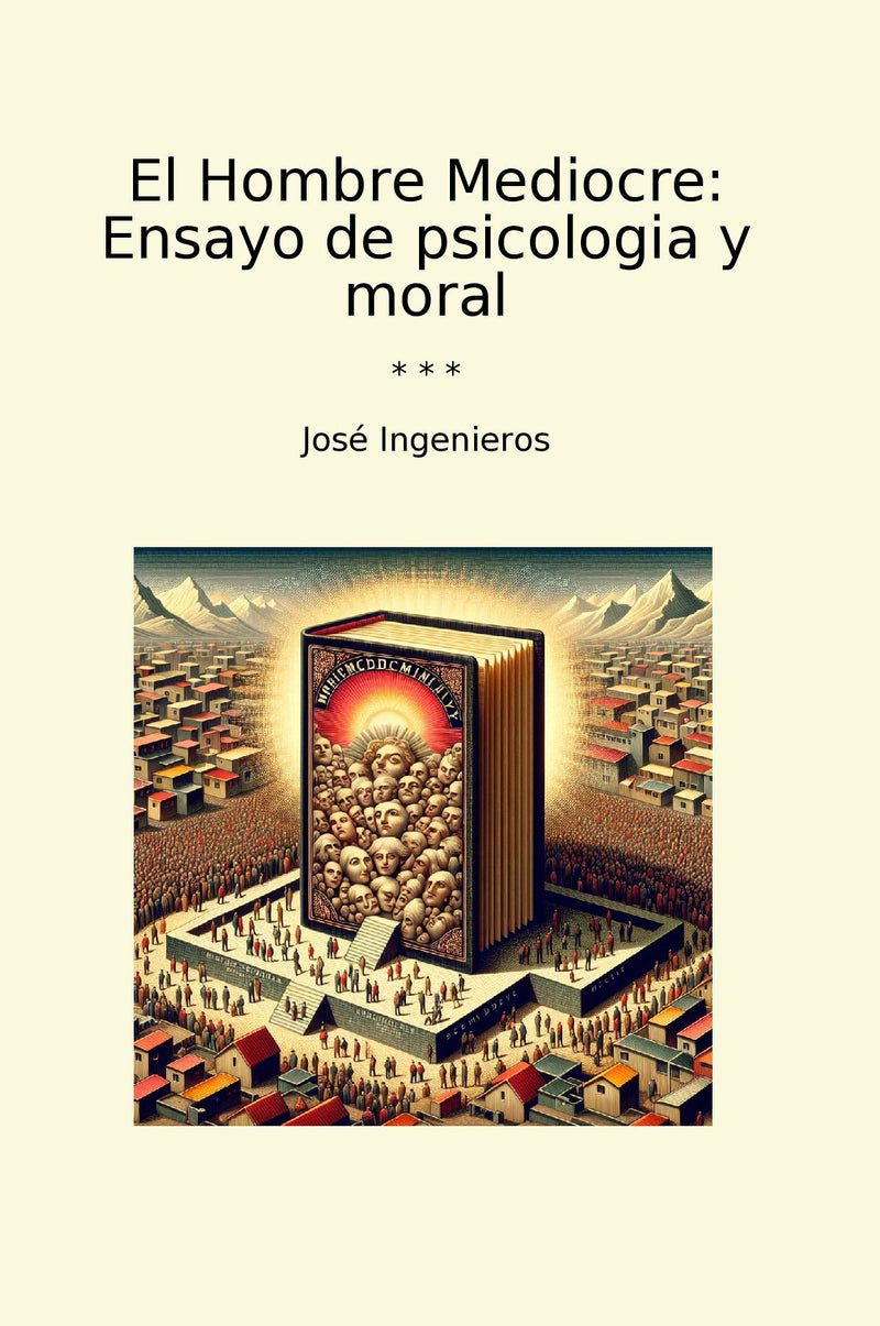 El Hombre Mediocre: Ensayo de psicologia y moral