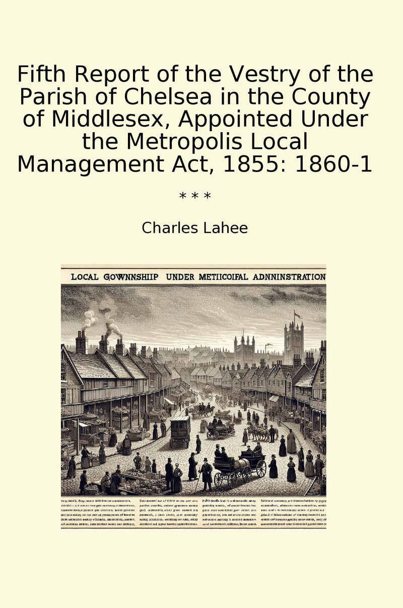 Fifth Report of the Vestry of the Parish of Chelsea in the County of Middlesex, Appointed Under the Metropolis Local Management Act, 1855: 1860-1