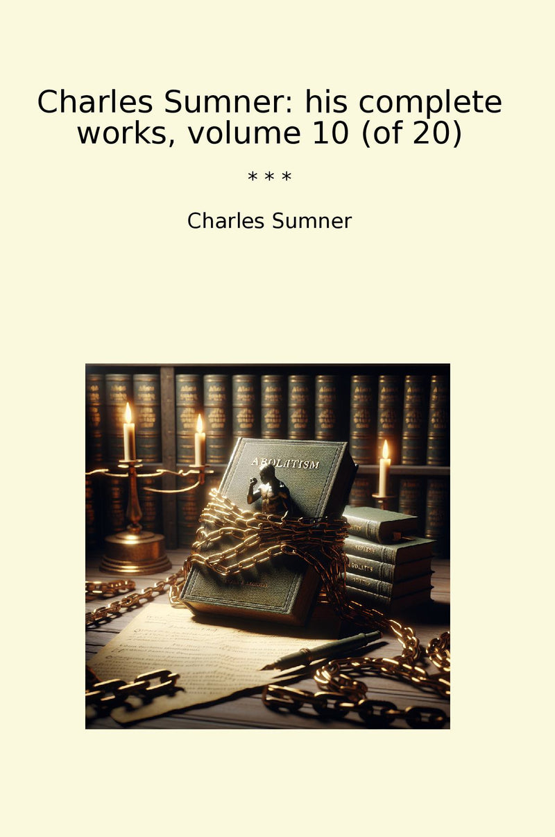 Charles Sumner: his complete works, volume 10 (of 20)