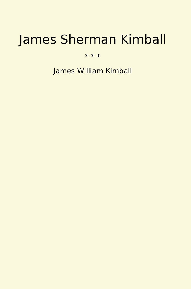 James Sherman Kimball