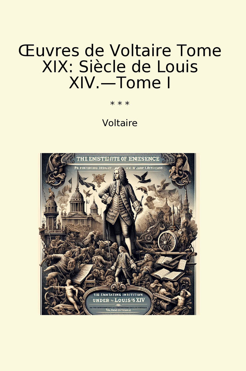 Œuvres de Voltaire Tome XIX: Siècle de Louis XIV.—Tome I