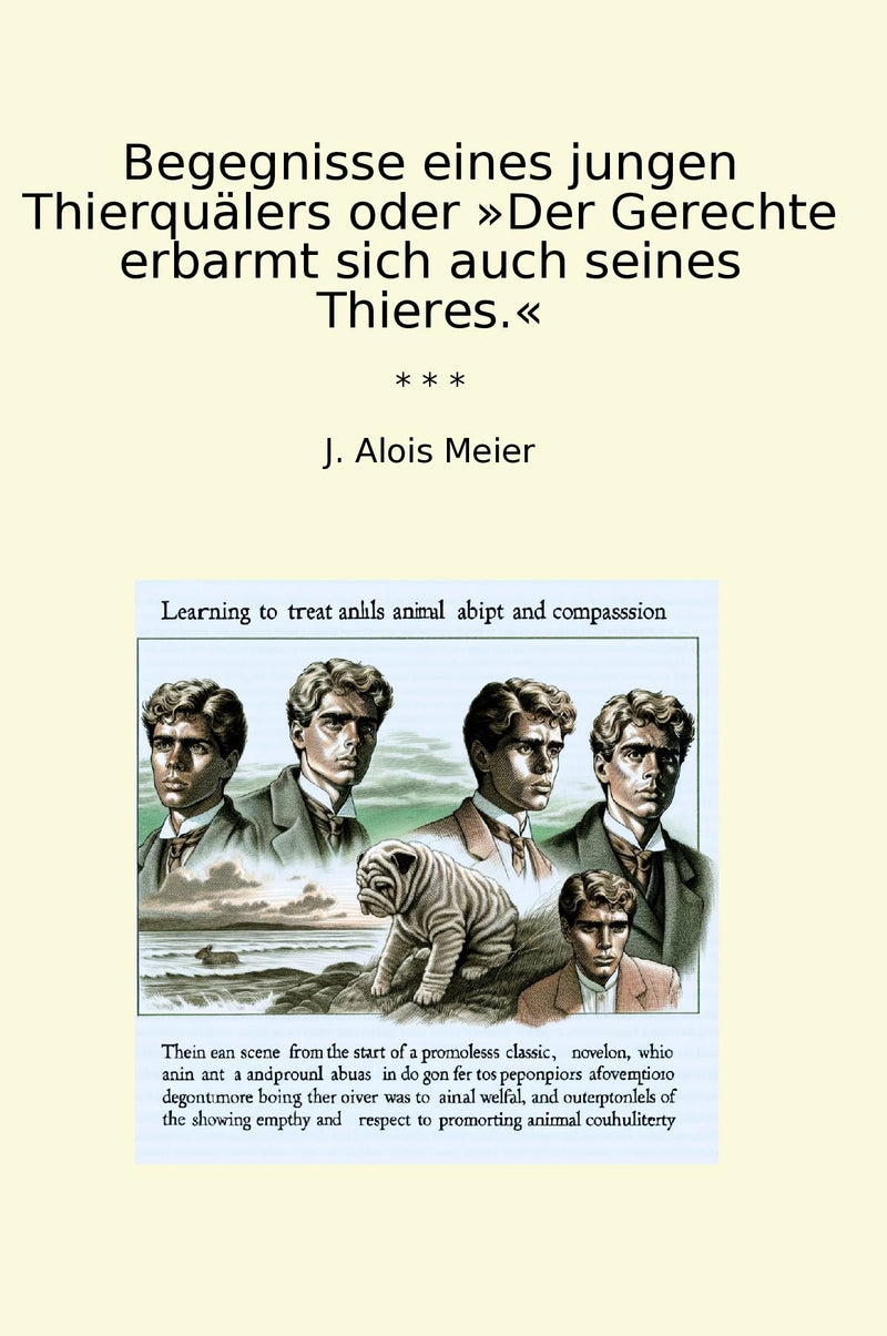 Begegnisse eines jungen Thierquälers oder »Der Gerechte erbarmt sich auch seines Thieres.«