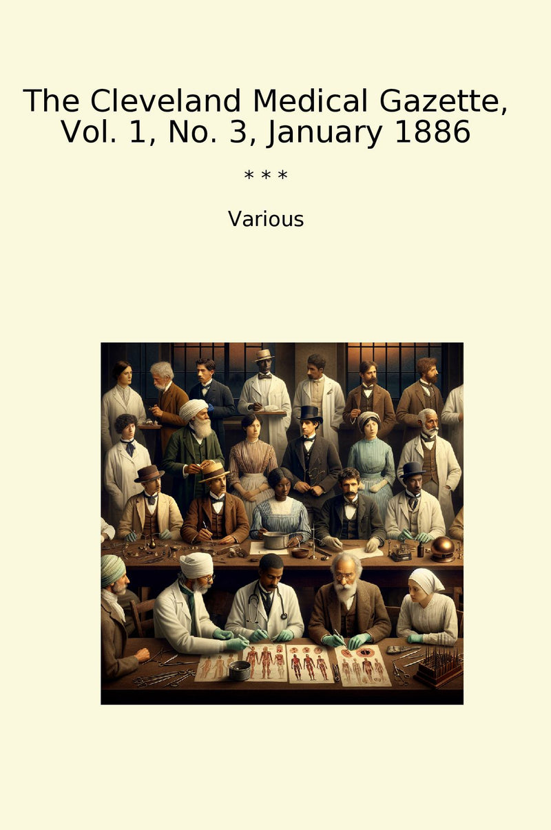 The Cleveland Medical Gazette, Vol. 1, No. 3, January 1886