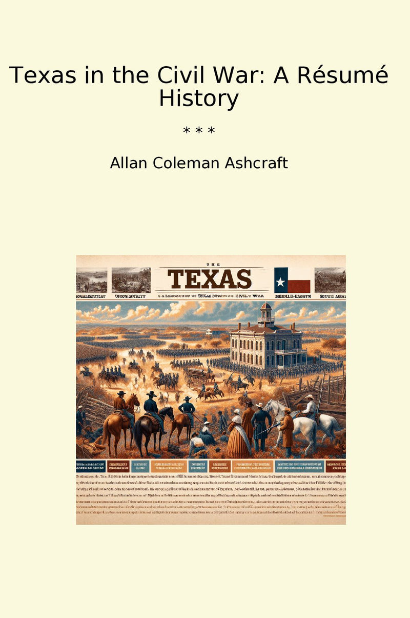 Texas in the Civil War: A Résumé History