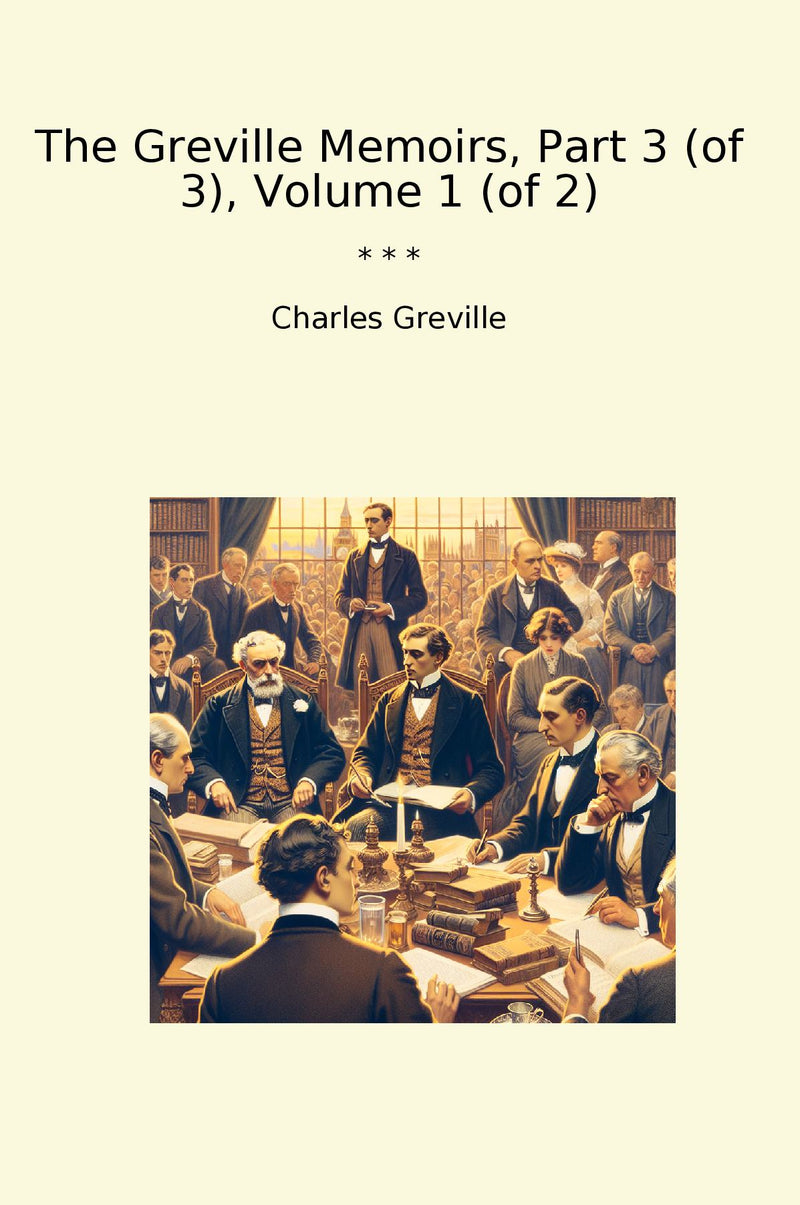 The Greville Memoirs, Part 3 (of 3), Volume 1 (of 2)