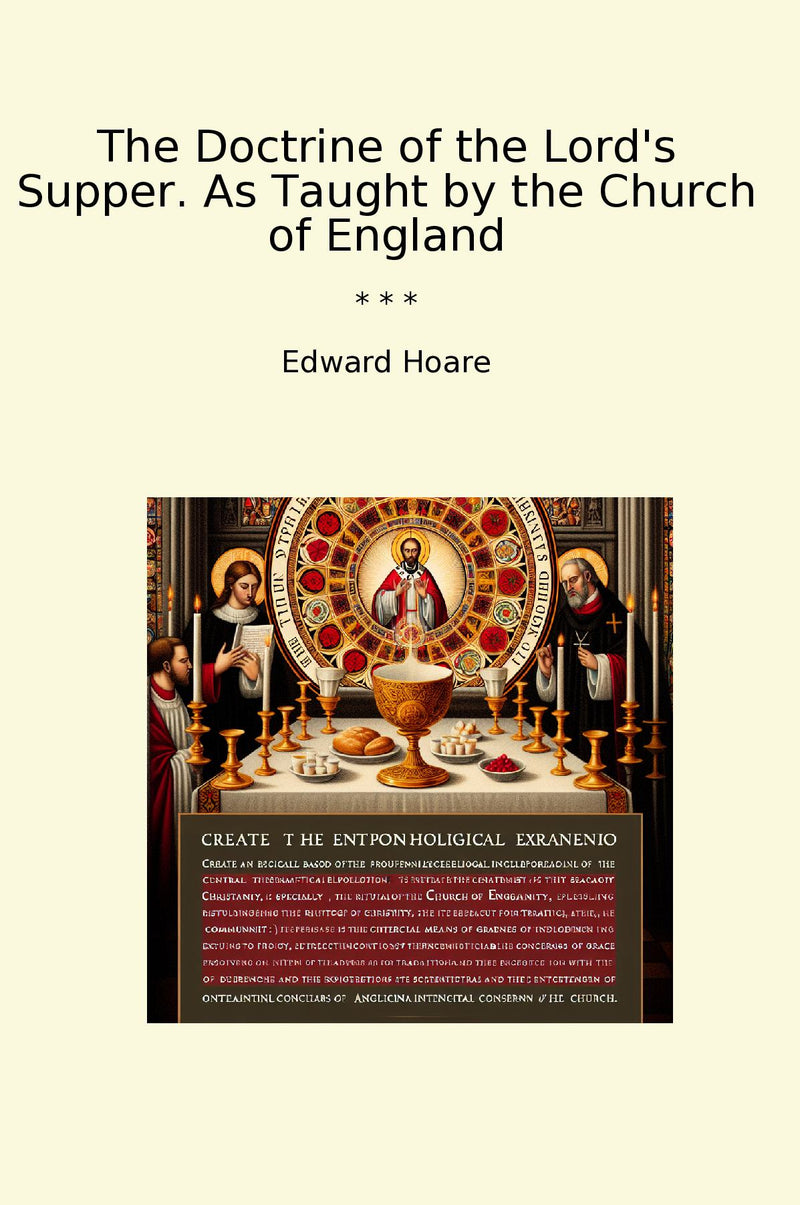 The Doctrine of the Lord's Supper. As Taught by the Church of England