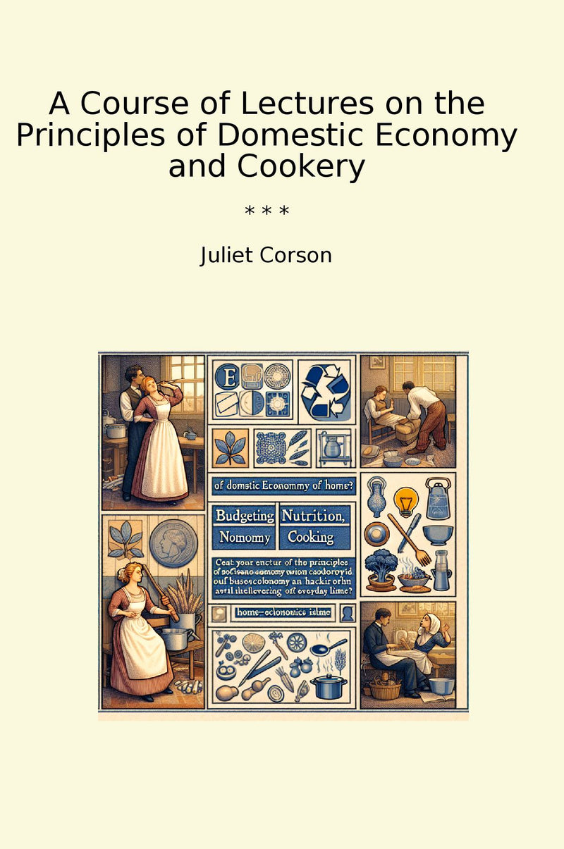 A Course of Lectures on the Principles of Domestic Economy and Cookery