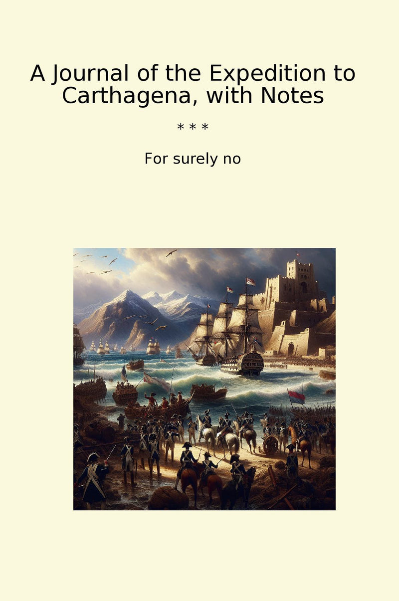 A Journal of the Expedition to Carthagena, with Notes