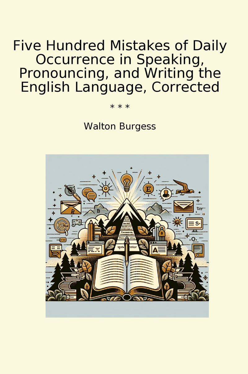 Five Hundred Mistakes of Daily Occurrence in Speaking, Pronouncing, and Writing the English Language, Corrected