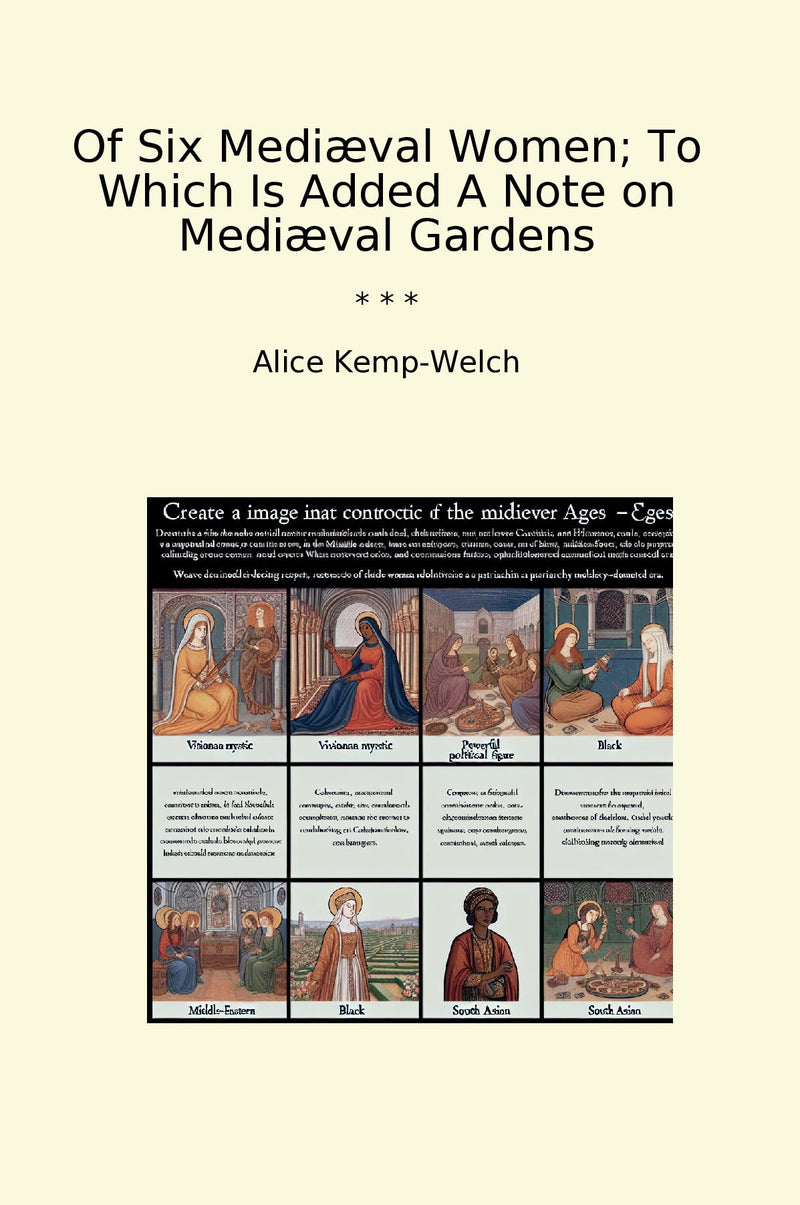 Of Six Mediæval Women; To Which Is Added A Note on Mediæval Gardens