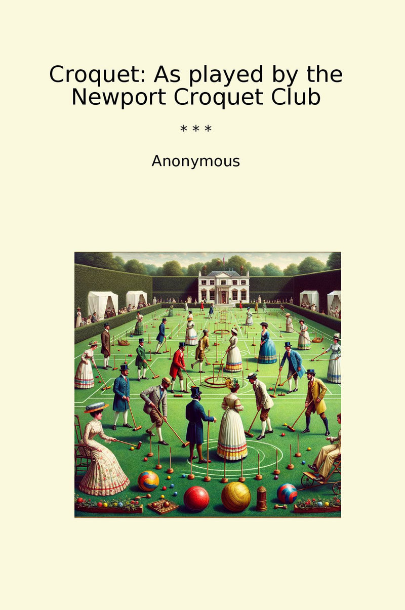 Croquet: As played by the Newport Croquet Club