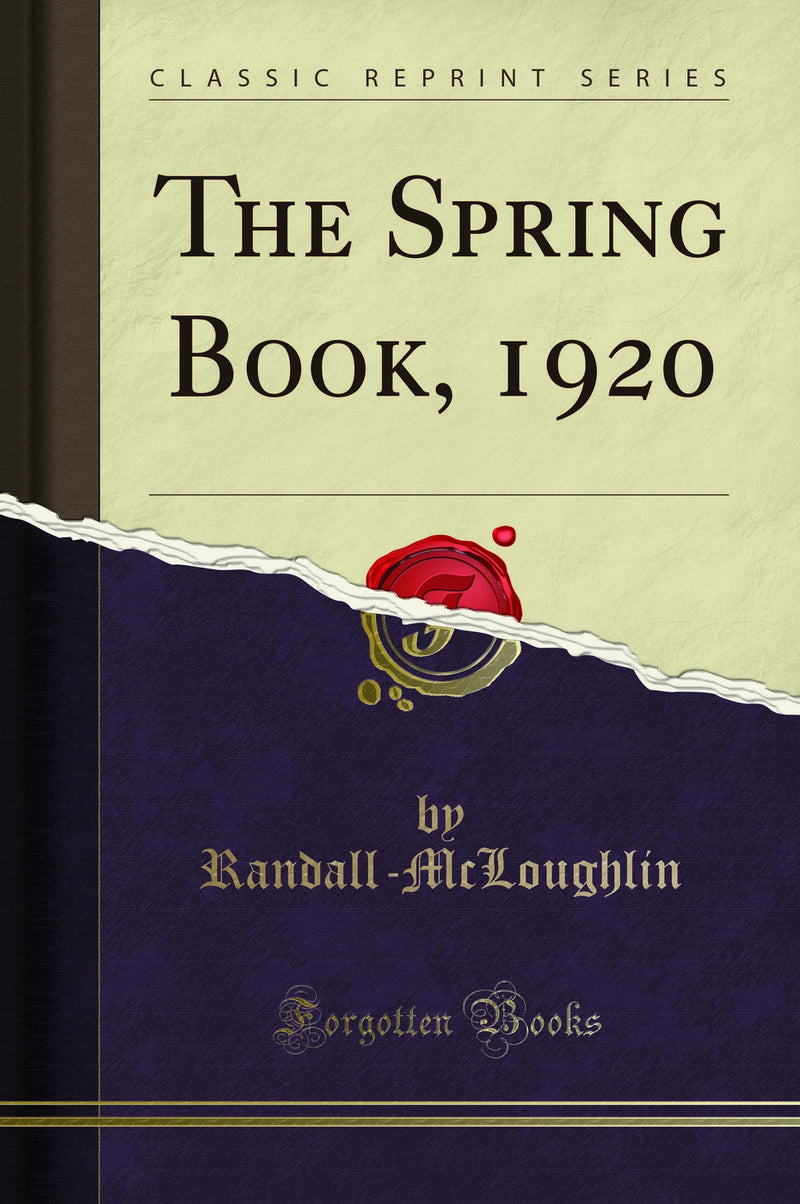 The Spring Book, 1920 (Classic Reprint)