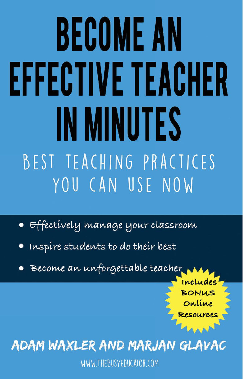 Become an Effective Teacher in Minutes