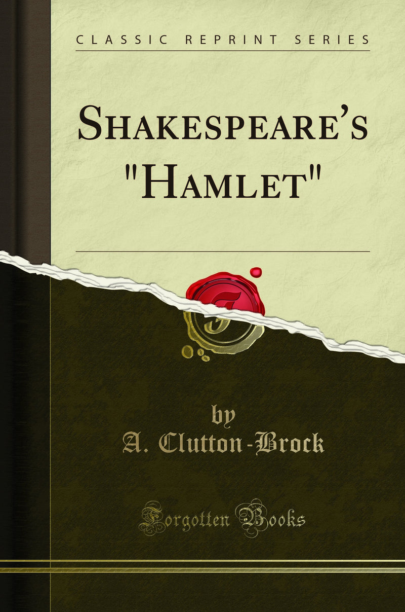 "Shakespeare''s "Hamlet" (Classic Reprint)"