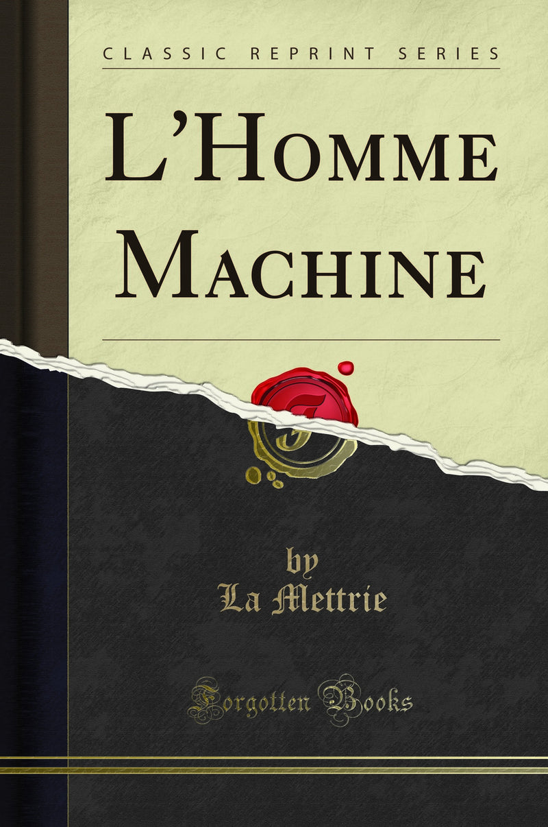 L''Homme Machine (Classic Reprint)