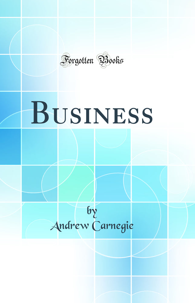 Business (Classic Reprint)