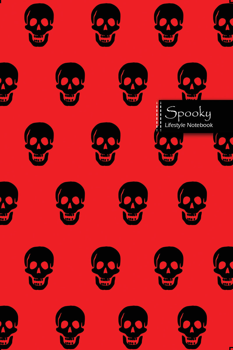 Spooky Lifestyle Notebook, Wide Ruled, 180 Pages (90 Shts), Dotted Lines, Write-in Journal, US Trade (6 x 9 In) (Book 8)