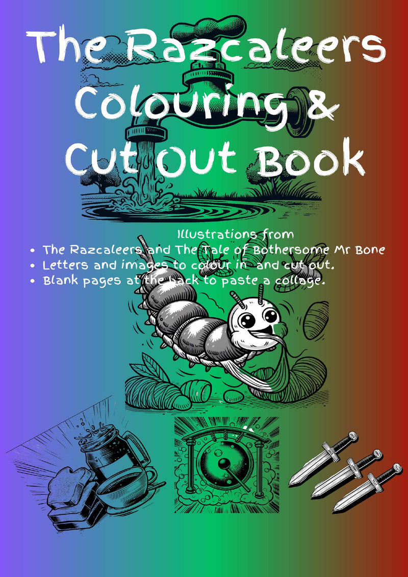 The Razcaleers Colouring &  Cut Out Book