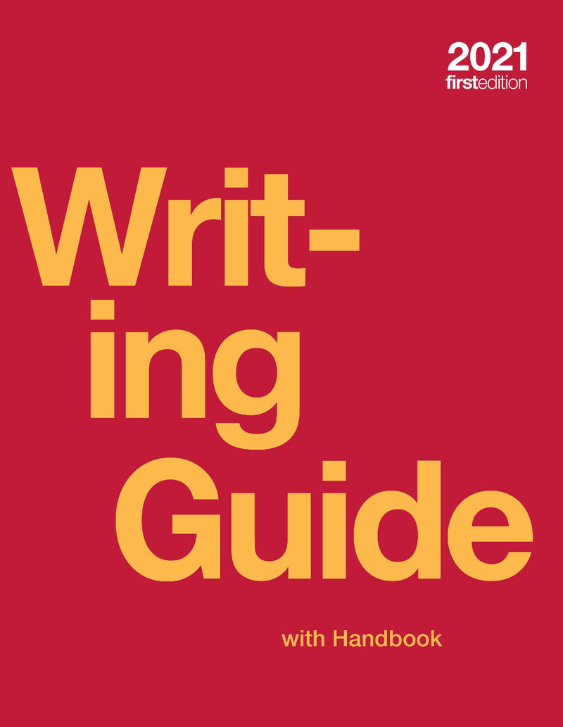 Writing Guide with Handbook (paperback, b&w)