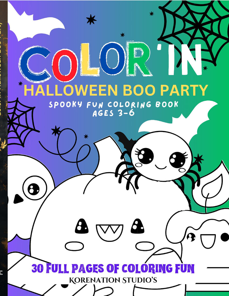 Color'in Halloween Boo Party