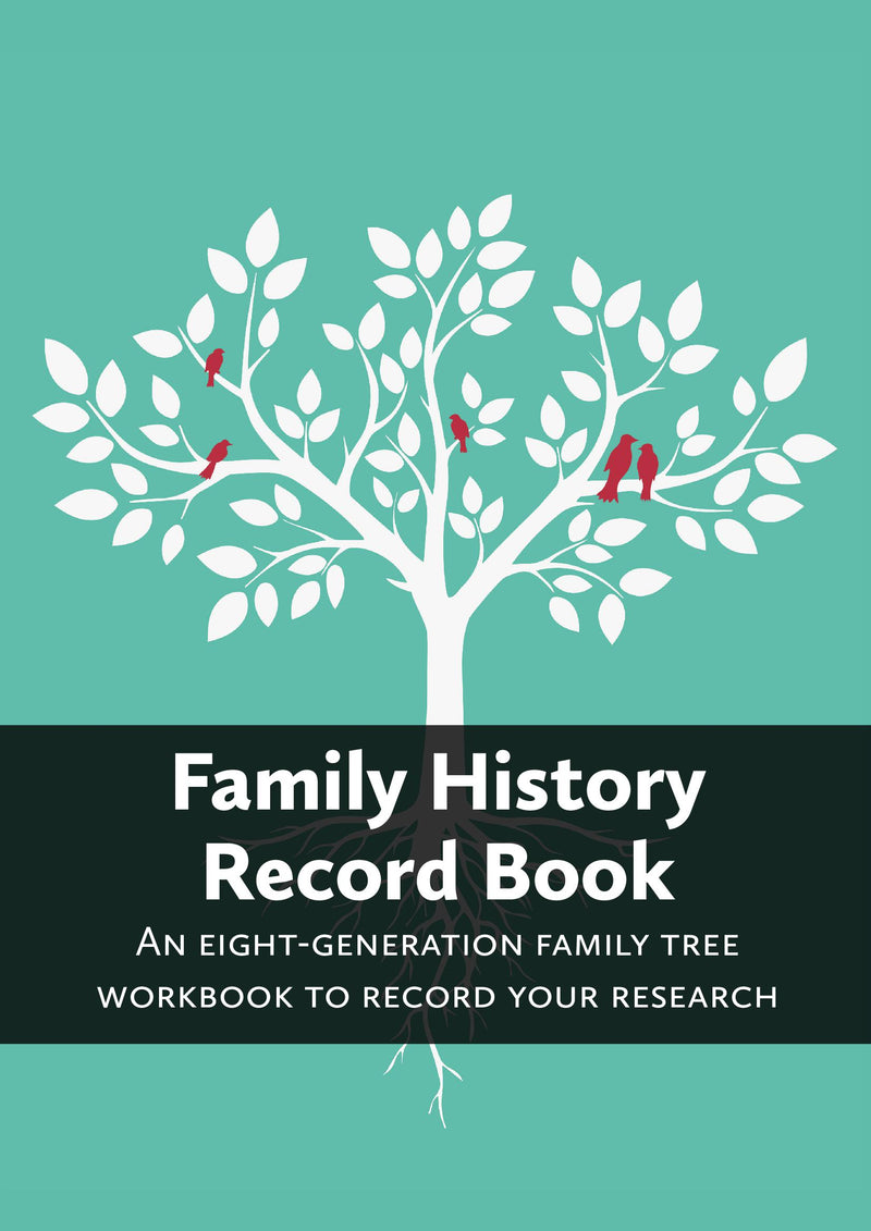 Family History Record Book: An 8-generation family tree workbook to record your research (spiral-bound desk edition)