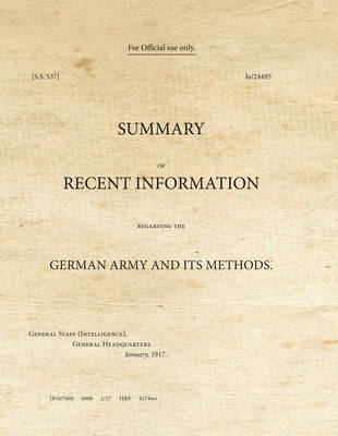 SS537_Summary of Recent Information Regarding the German Army and its Methods