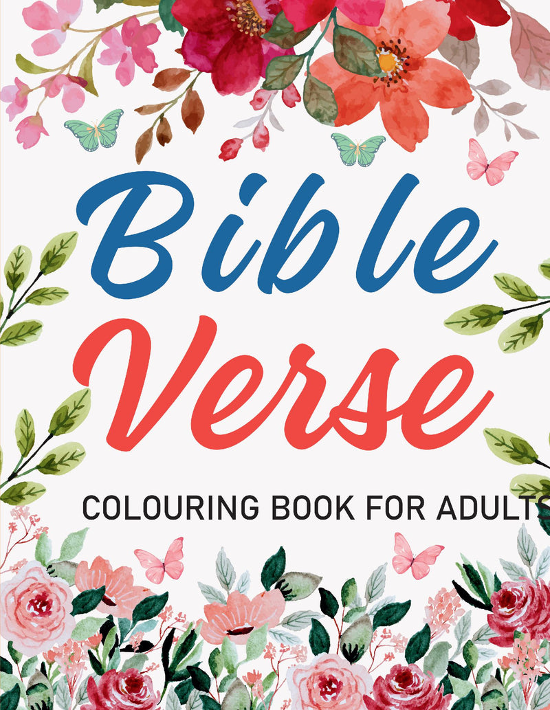 BIBLE VERSE COLOURING BOOK FOR ADULTS