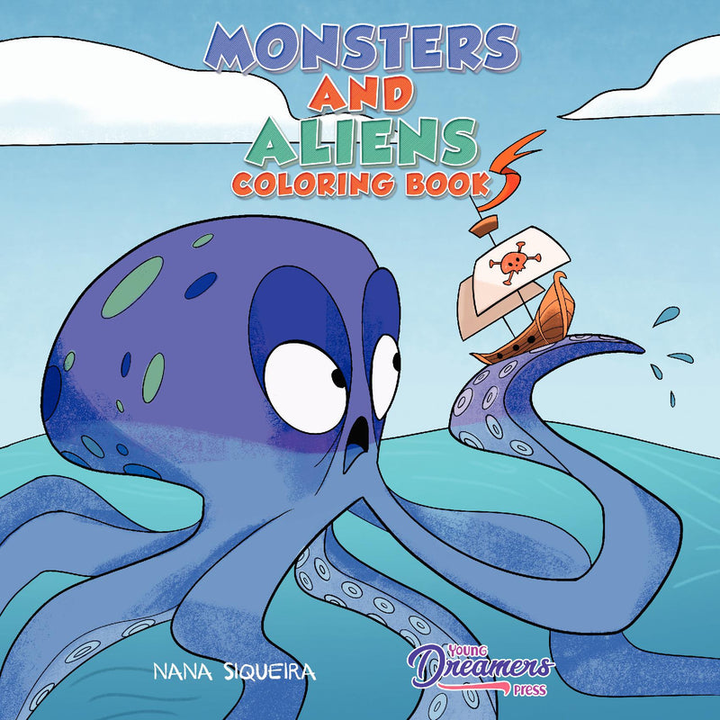 Monsters and Aliens Coloring Book