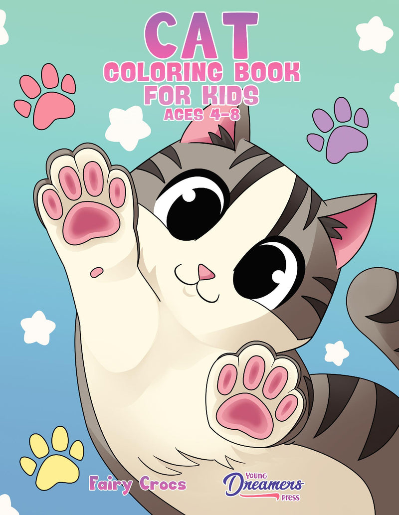 Cat Coloring Book for Kids Ages 4-8