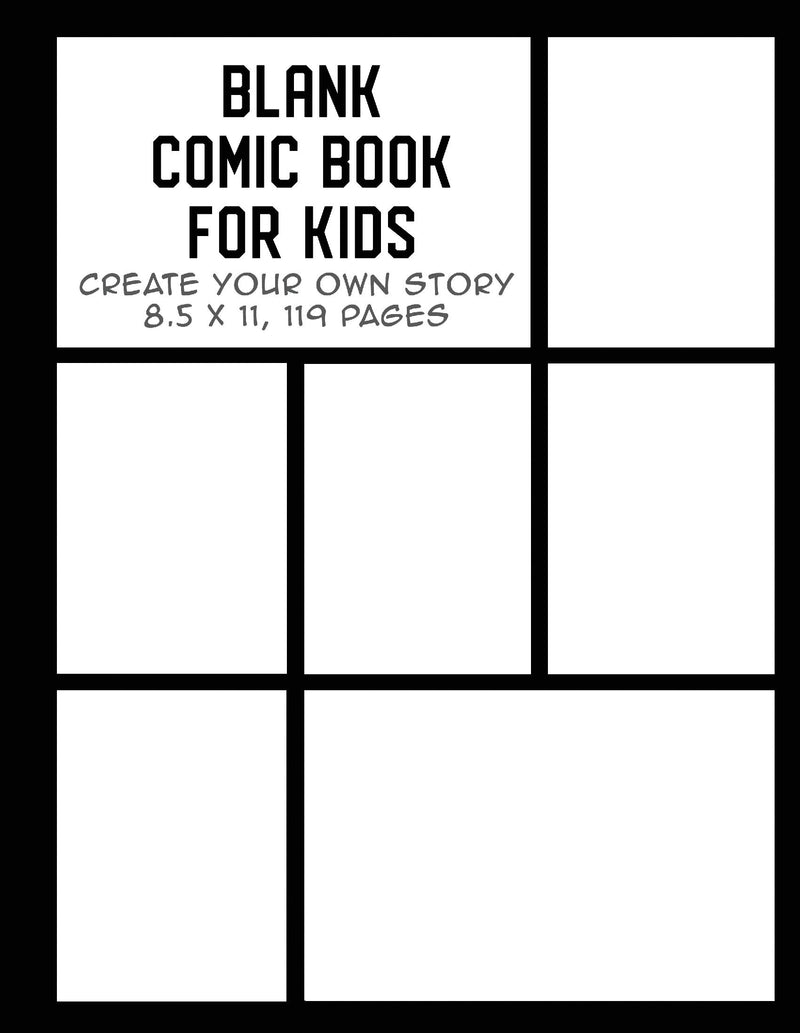 Blank Comic Book for Kids