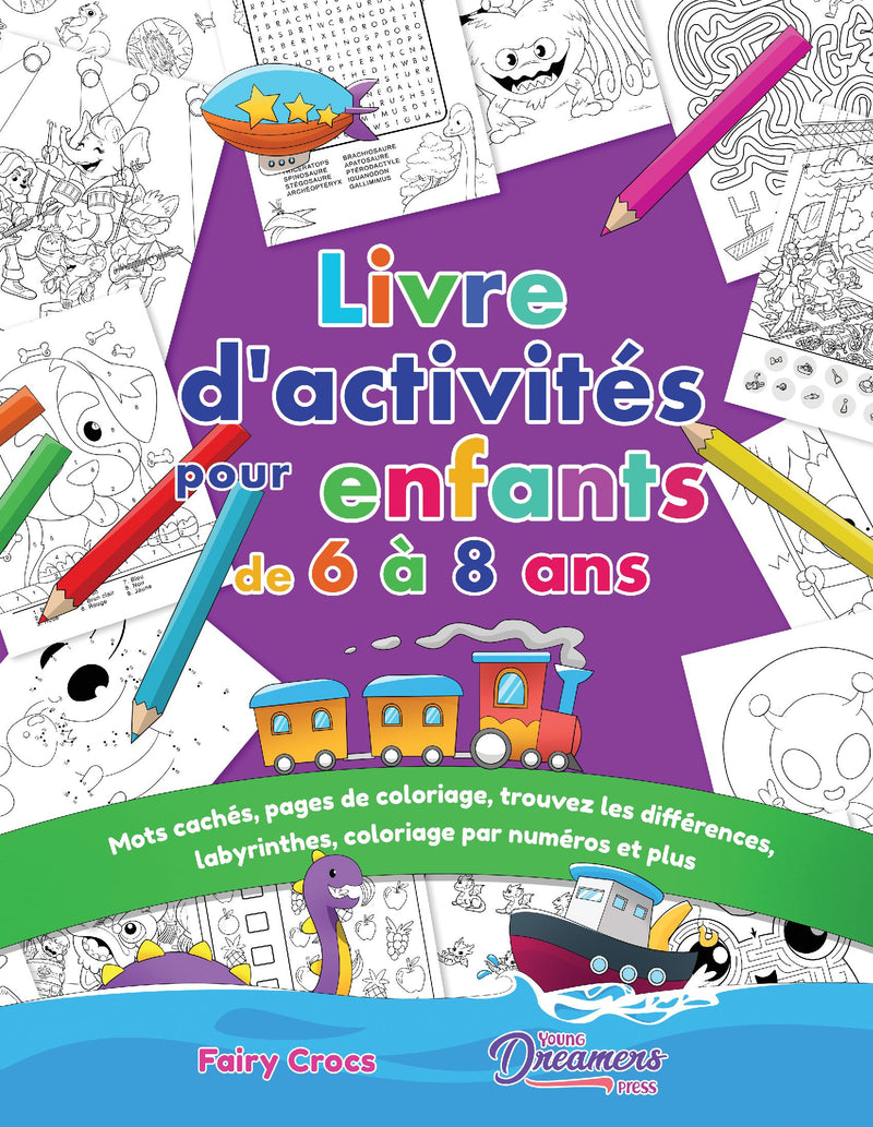 Livre d'activités pour enfants de 6 à 8 ans