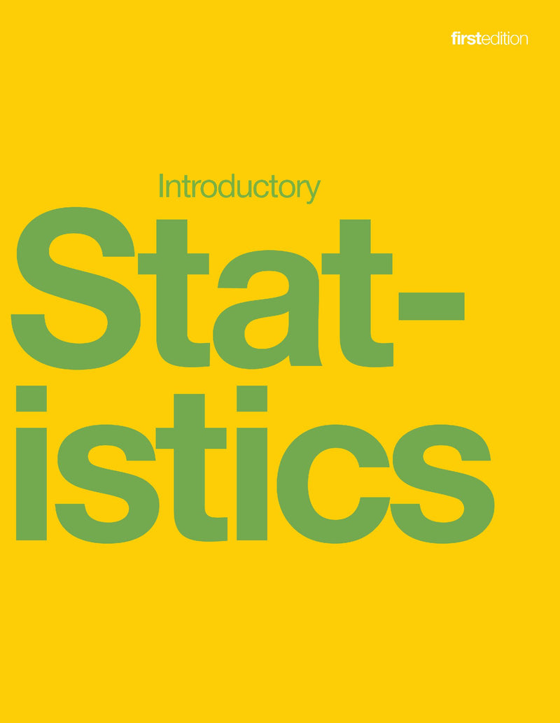 Introductory Statistics (hardcover, full color)