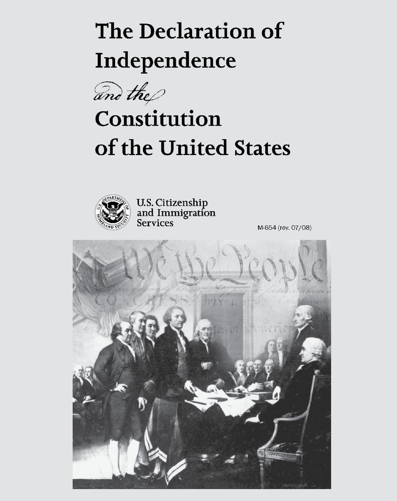 The Declaration of Independence and the Constitution of the United States