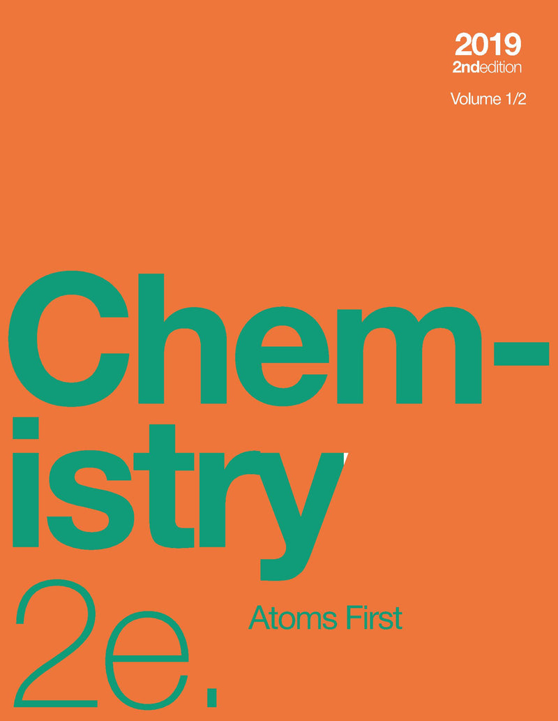 Chemistry: Atoms First 2e, Volume 1/2 (paperback, b&w)