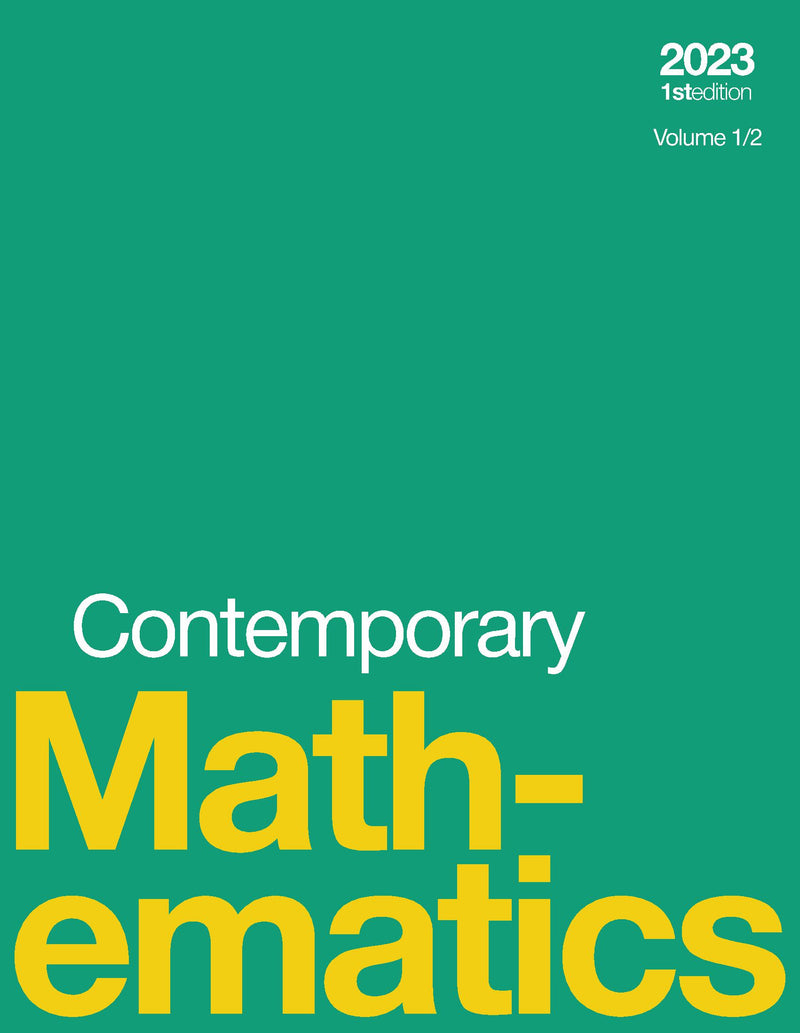 Contemporary Mathematics, Volume 1/2 (paperback, b&w)