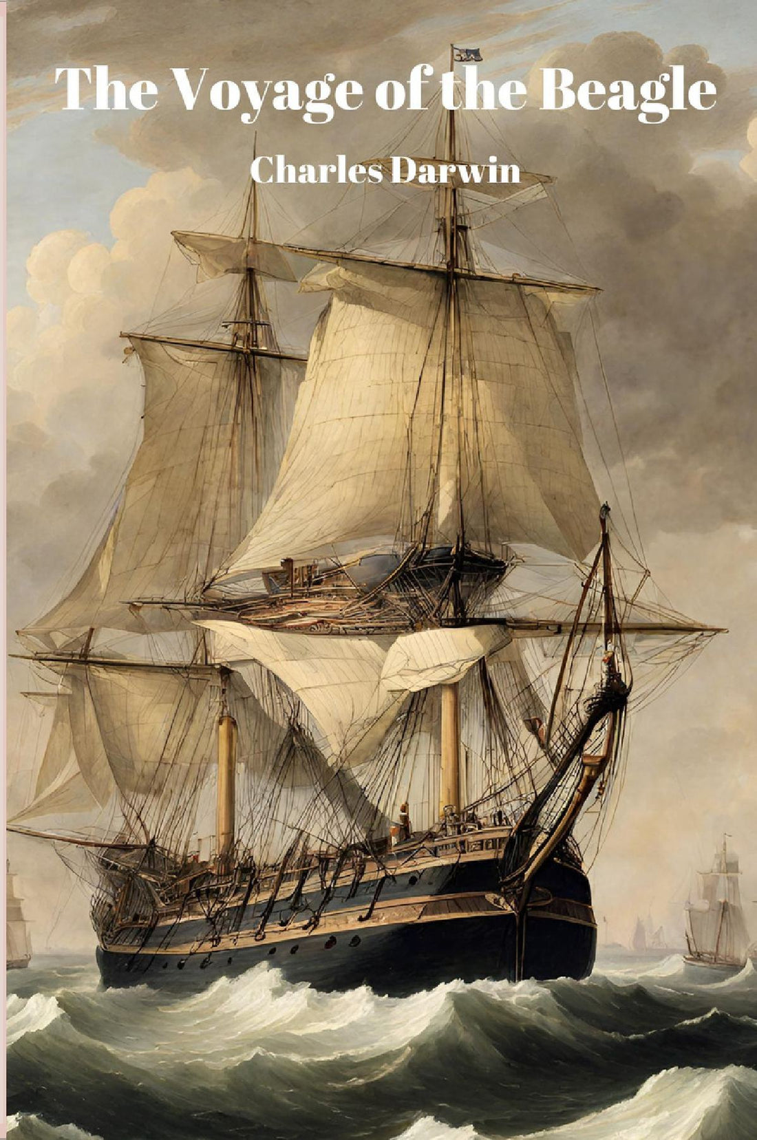 HMS Beagle, artist online signed print and ship notes