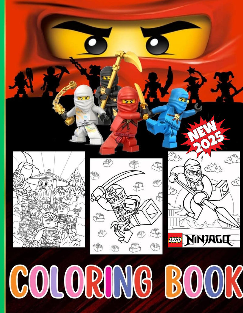 Ninja Hero Coloring Book